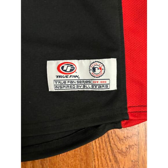 Arizona Diamondbacks Youth Jersey True Fan Black Red Button Up Shirt L (10-12) - Picture 3 of 6